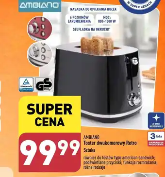 ALDI Toster Ambiano oferta