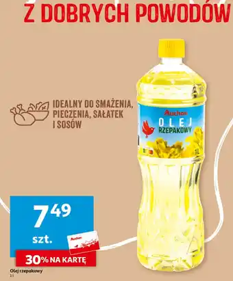 Auchan Olej rzepakowy 1 l oferta