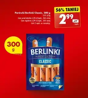 Biedronka Parówki Berlinki oferta