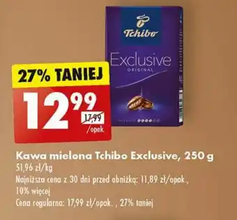 Biedronka Kawa mielona Tchibo Exclusive 250 g oferta
