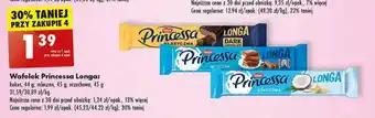 Biedronka Wafelek Princessa Longa 44-45g oferta