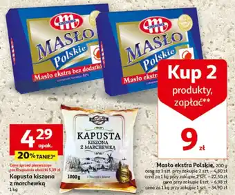 Auchan Masło ekstra Polskie oferta