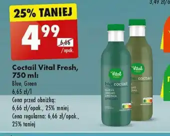Biedronka Coctail Vital Fresh 750ml oferta