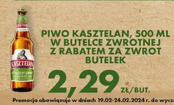 Biedronka PIWO KASZTELAN 500 ML oferta