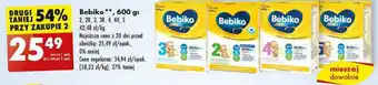 Biedronka Bebiko 600 g oferta