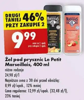 Biedronka Żel pod prysznic Le Petit Marseillais, 400 ml oferta
