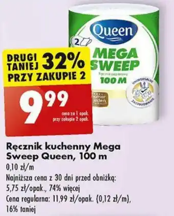 Biedronka Ręcznik kuchenny Mega Sweep Queen, 100 m oferta