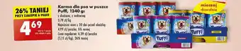 Biedronka Karma dla psa w puszce Puffi, 1240 g oferta