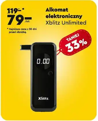 Biedronka Alkomat elektroniczny Xblitz Unlimited oferta