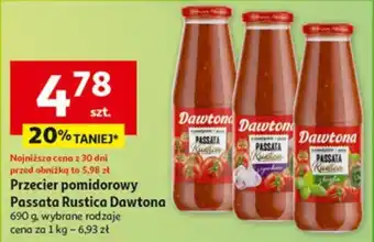 Auchan Przecier pomidorowy Passata Rustica Dawtona 690 g oferta