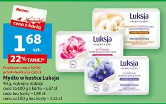 Auchan Mydło w kostce Luksja 90 g oferta