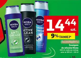 Auchan Szampon do włosów Nivea 400 ml oferta