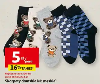 Auchan Skarpety damskie lub męskie oferta