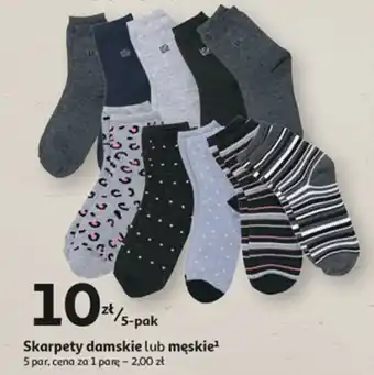 Auchan Skarpety damskie lub męskie oferta