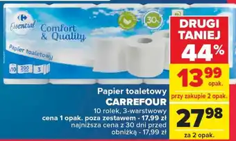 Carrefour Papier toaletowy Carrefour oferta