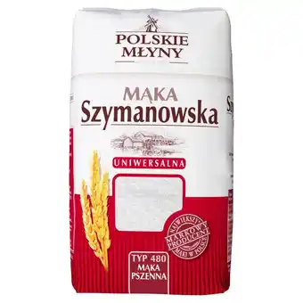 Auchan Polskie Młyny Mąka Szymanowska pszenna uniwersalna typ 480 1 kg oferta