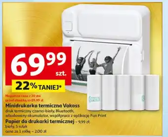Minidrukarka termiczna Vakoss szt.
