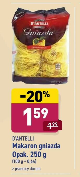 ALDI Makaron gniazda oferta