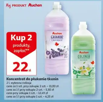 Auchan Koncentrat do płukania tkanin 2 l oferta