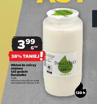 Netto Wkład olejowy Światełko oferta