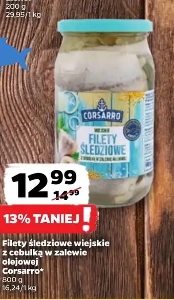 Netto Filety śledziowe Corsarro oferta