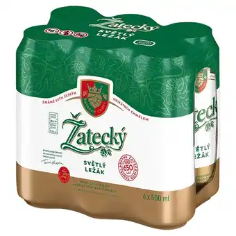 Netto Žatecký Světlý Ležák Piwo jasne pełne 6 x 500 ml oferta