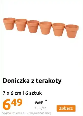 Action Doniczka z terakoty oferta