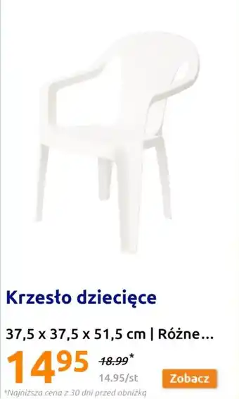 Action Krzesło dziecięce oferta