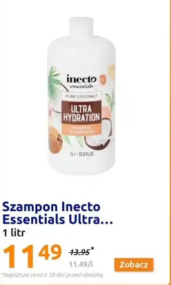 Action Szampon Inecto Essentials Ultra 1l oferta