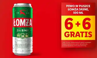 Lidl PIWO W PUSZCE ŁOMŻA JASNE 500 ML oferta