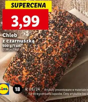 Lidl Chleb z czarnuszką 500 g oferta