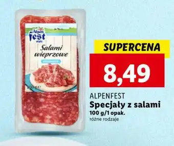 Lidl ALPENFEST Specjały z salami 100 g oferta