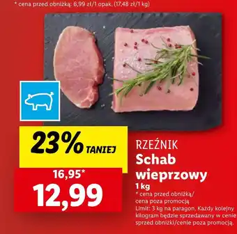 Lidl Schab wieprzowy oferta