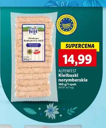 Lidl Kiełbaski oferta