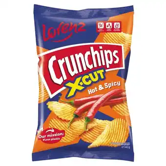 Lidl Crunchips X-Cut Chipsy ziemniaczane o smaku ostro-pikantnym 140 g oferta