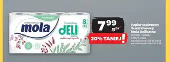 Netto Papier toaletowy 3-warstwowy Mola Delikatna oferta