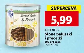 Lidl ALPENFEST Słone paluszki i precelki 300 g oferta