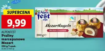 Lidl ALPENFEST Praliny marcepanowe Mozart 200g oferta