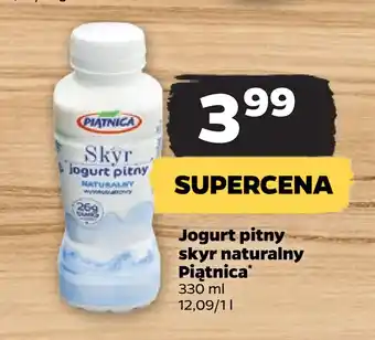 Netto Jogurt pitny skyr naturalny Piątnica oferta
