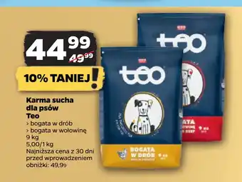 Netto Karma sucha dla psów Teo oferta