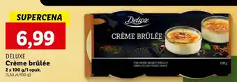 Lidl DELUXE Crème brûlée 2x100g oferta