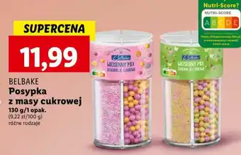 Lidl BELBAKE Posypka z masy cukrowej 130g oferta