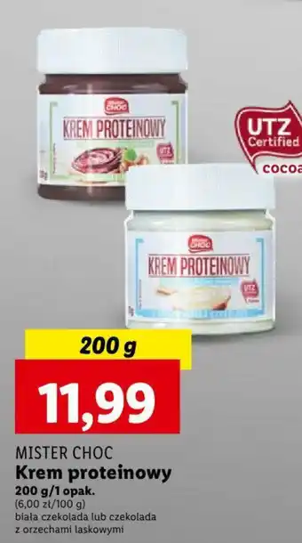 Lidl MISTER CHOC Krem proteinowy 200g oferta