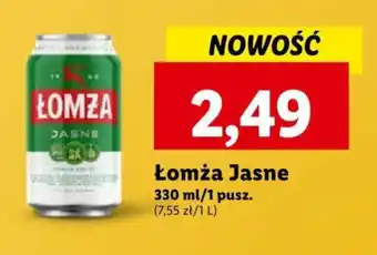 Lidl Łomża Jasne 330ml oferta