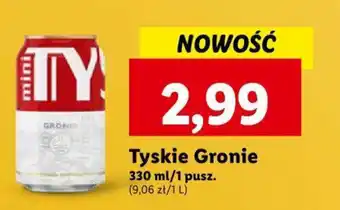 Lidl Tyskie Gronie 330 ml oferta