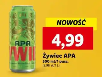 Lidl Żywiec APA 500ml oferta