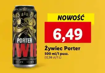Lidl Żywiec Porter 500ml oferta
