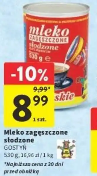 Intermarche Mleko zagęszczone słodzone 530 g oferta