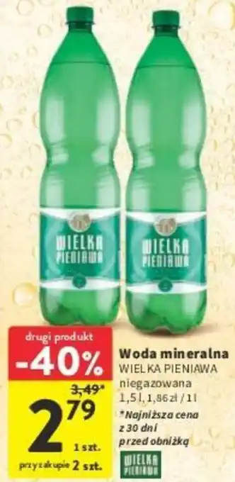 Intermarche Woda mineralna 1,5 L oferta