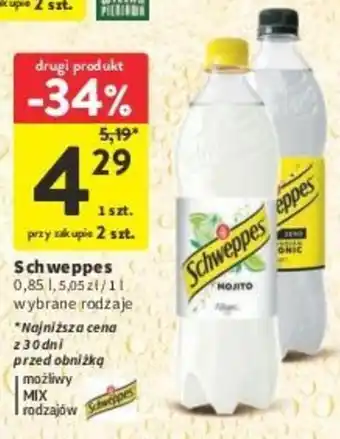 Intermarche Schweppes 0,85 L oferta